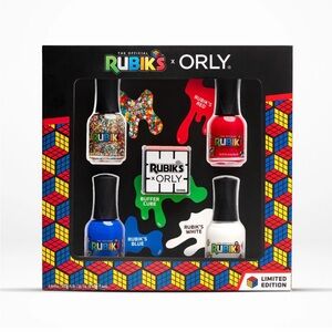 ORLY Rubik's Limited Edition Nail Polish Set - Red, Blue, White